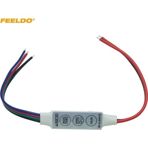 FEELDO 20Pcs DC5V~24V LED Flasher Module Flash Strobe Controller With 4-Wire Connecotr For LED Strip Light #FD3965