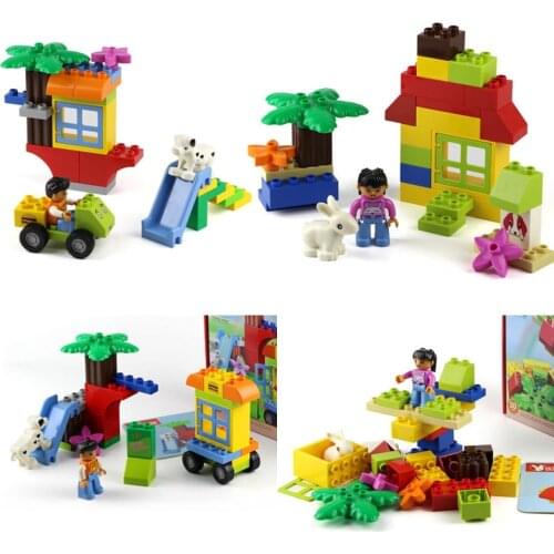 N055 Creative assembled blocks of toys Large Particles Small Set Puzzle Assembling Baby Stitching Assembled Enlightenment
