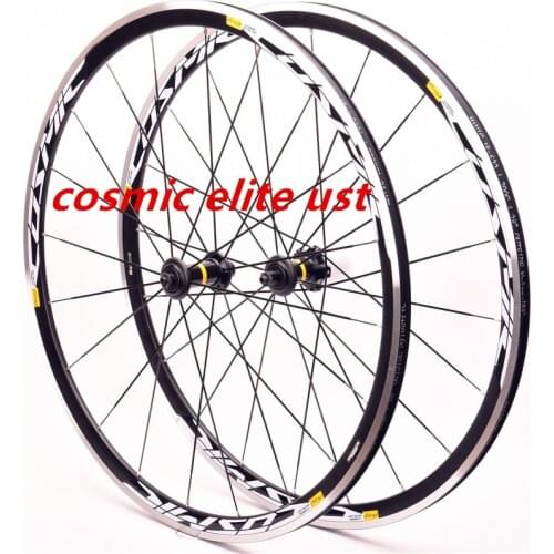 Nuevo 2018 cósmico ELITE UST 700C llantas de aleación de bicicleta de carretera rueda de bicicleta V Freno de aluminio ruedas de