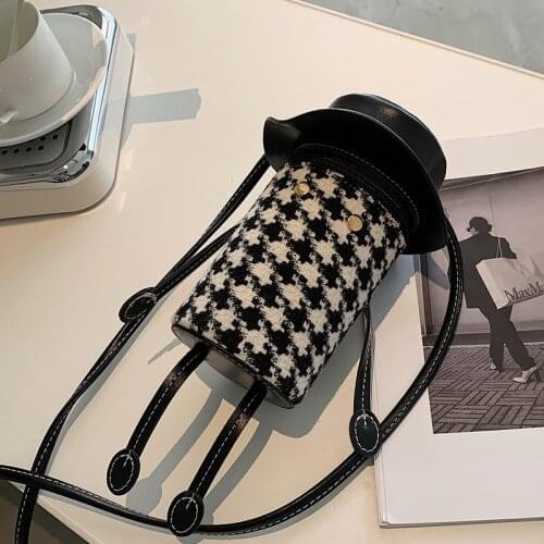 New 2021 Fashion Women PU Leather Shoulder Cross Body Bags Novelty Female Plaid Travel Shopping Bag Messenger Bags for Girls