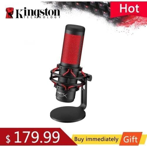 Kingston HyperX QuadCast Professional Electronic Sports Microphone Computer Live Microphone Red Microphone Device Voice Game