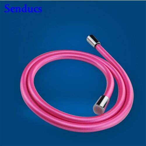 Senducs Gold PVC Shower Hose with High Quality PVC Bathroom Shower Flexible Hose of Bath Shower Pipe for Bathroom Shower Tap