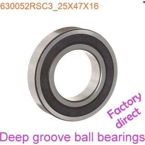 25mm Diameter Deep groove ball bearings 63005 2RS C3 25mmX47mmX16mm Double rubber sealing cover ABEC-1 CNC,Motors,Machinery,AUTO