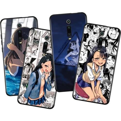 Nagatoro San Anime Silicone Cover For Xiaomi Redmi K40 Gaming K30i K30T K30S K30 Ultra K20 10X Pro Black Phone Case