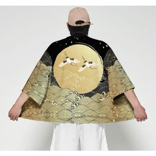 Plus Size 6XL 5XL Loose Casual Japanese Cardigan Women Men Harajuku Kimono Cosplay Blouse Yukata Clothing Summer Sunscreen Wear