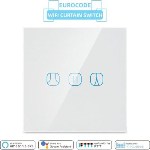 Wifi Tuya smart electric curtain panel mobile phone remote control scene linkage timing remote control switch