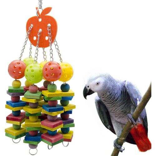 Bird Toys Parrot Perch Parrot Chewing Toy for African Grey Macaws Toy for Small and Medium Parrots and Birds toy