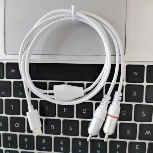 1m USB C RCA Audio Cable Type-C to 2 RCA Cable 2rca Jack Type C RCA Cable