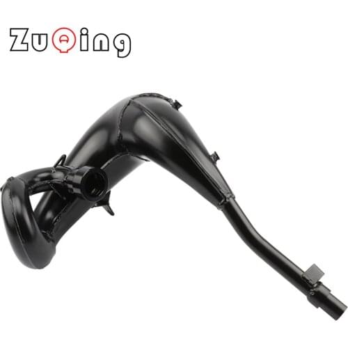 10 Inch Motorcycle Exhaust Muffler Pipe For 50cc 50 Exhaust System Junior Senior Mini SX PRO LC SILVER Motor Parts