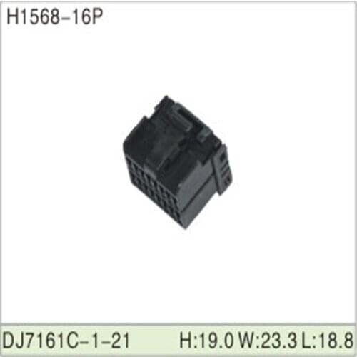 Free shipping 200pcs DJ7161C-1-21 16Pin AMP Car Electrical Wire Connectors for VW,BMW,Audi,Toyota,NISSAN AND other