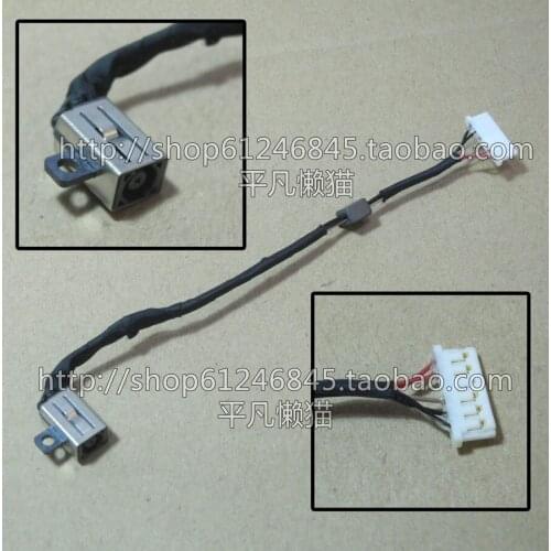 Free shipping FOR DELL Inspiron 14-5455 15-5558 power line interface KD4T9 DC30100UD00 Notebook power interface
