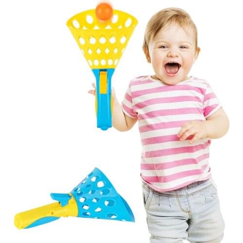 Childrens Sports Outdoor Toys Docking Launch Elastic Ball Kindergarten Interactive Projectile Catch The Ball on A Bounce