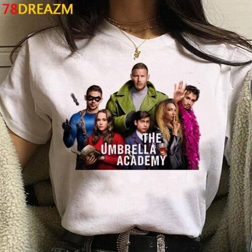 The Umbrella Academy t-shirt tshirt men grunge vintage casual print plus size top tees summer top couple clothes ulzzang