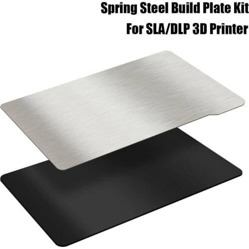 135x80mm Removal Spring Sheet Magnetic Sticker for ANYCUBIC Photon Mono ELEGOO UV LCD Resin 3D Printer steel Flex Magnetic Sheet