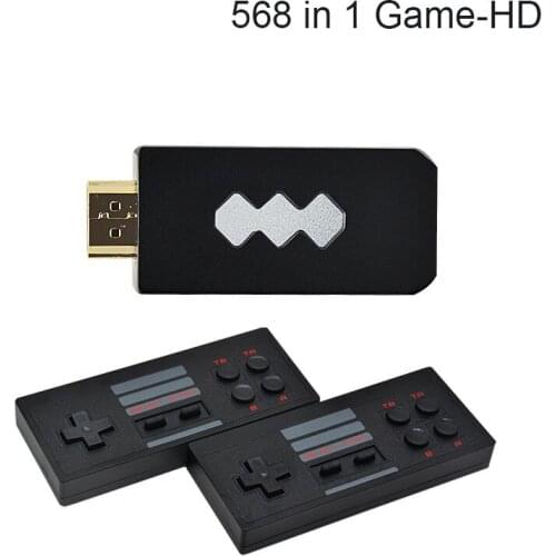 4K HDMI Video Game Console Built in 620 Classic Games Mini Retro Console Wireless Controller HDMI Output Dual Players