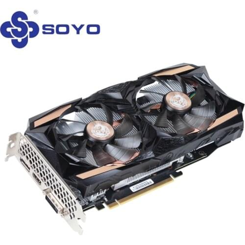Full New RTX 2060 6GB GDDR6 12nm Games Graphics Cards 192bit Ready RGB 8Pin HDMI-compatible+DP+DVI Video Card For computer