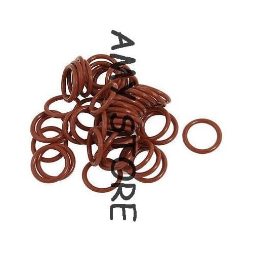 Red Silicone O Ring Oil Seals Gaskets Washers 16mm x 2mm