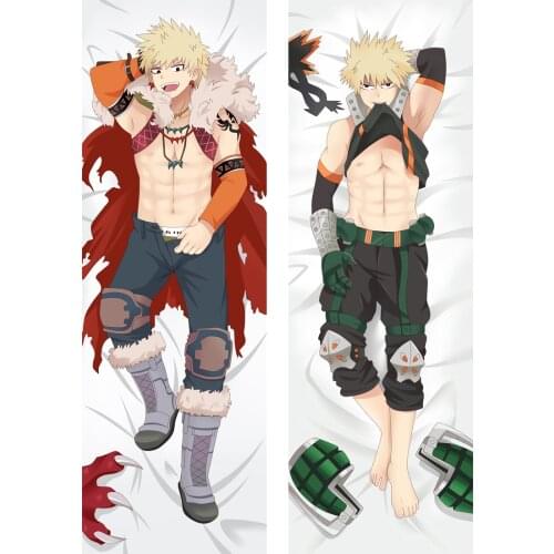 My Hero Academia Bakugou Katsuki Cosplay Dakimakura Pillow Case Hugging Body
