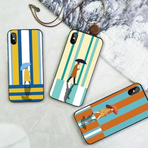 Funny Cartoon illustration Soft TPU Phone Case For Iphone XS XR X SE 2020 Cover 12 Mini Shell 11 Pro Max 7 8 6 Plus 5S 6S Coque