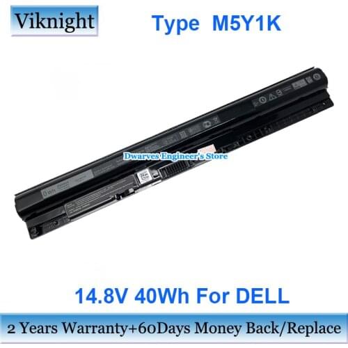 Genuine M5Y1K 14.8V Laptop Battery M5YIK WKRJ 6YFVW 1KFH3 2 HD4J GXVJ3 For Dell Inspiron 14 3451 3458 P60G 15-3565 15 5559 3576