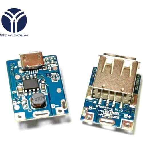 5PCS 5V Boost Step Up Power Module Lithium LiPo Battery Charging Protection Board LED Display USB for DIY Charger 134N3P Program