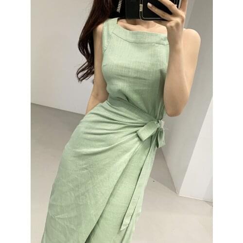 QIAOXICUN Summer Midi Dresses