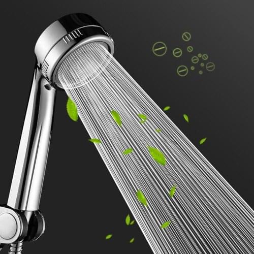 Handheld Adjustable High Pressure Water Saving Rainfall Bathroom Shower Head Faucet Replacement Parts Bathroom Fixture