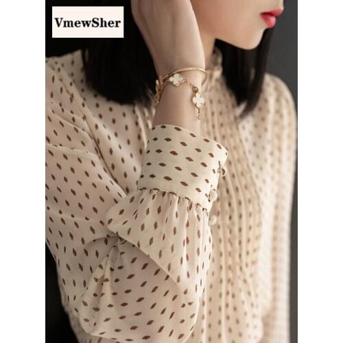 Женские рубашки с рюшами VmewSher China At AliExpress