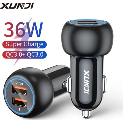 XUNJI Cigarette Lighter Splitters For Mobile Phones