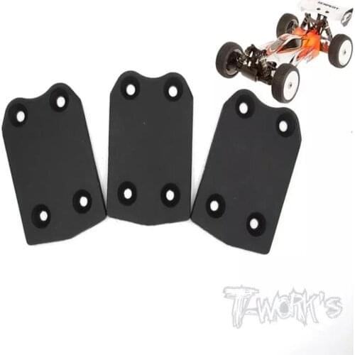 T-WORKS Serpent S811 3PC Rear Chassis Skid Protector anti-scratch sheet chassis protection board Reduce wear for 1/8 RC buggy