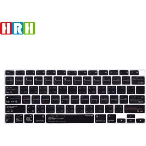 HRH VIM Shortcut Hotkey Keyboard Cover Skin Protector For MacBook 2020 New 13.3 Air A2179 M1 A2337 US Keyboard Film