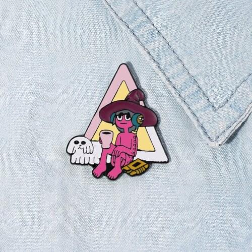 The Midnight Gospel Hard Enamel Pin Badge Buttons Brooch Cartoon Anime Lovers Denim Shirt Lapel pins