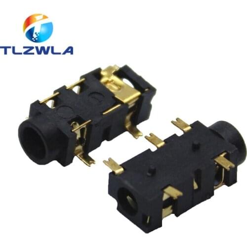 1000Pcs 3.5mm Headphone Jack PJ-327A PJ327A PJ-327 Audio Jack 5 Pin SMD SMT MP3 Accessories PJ-327A High Quality