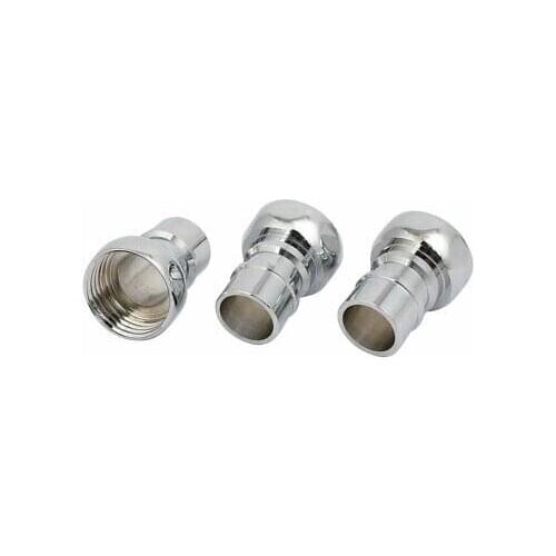 3pcs G1/2 Female Thread Copper Plated Faucet Aerator Adapter for Washing Machine