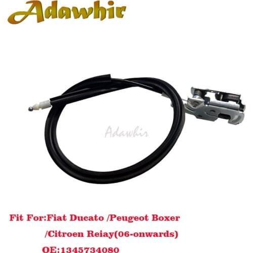 Car Rear Lower Left Door Lock Catch Cable for Fiat Ducato for Peugeot Boxer for Citroen Relay 1345734080 1379732080