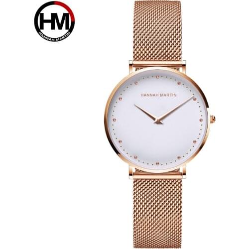Women Watches Top Brand Luxury Fashion Japan Quartz Movement Stainless Steel Rose Gold Waterproof relogio feminino Wristwatches