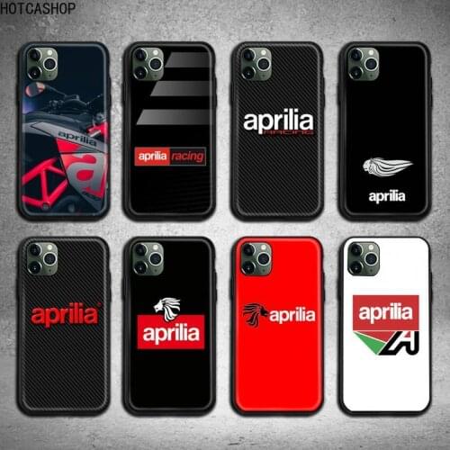 Aprilia Motorcycle Logo Phone Case for iphone 12 pro max mini 11 pro XS MAX 8 7 6 6S Plus X 5S SE 2020 XR case