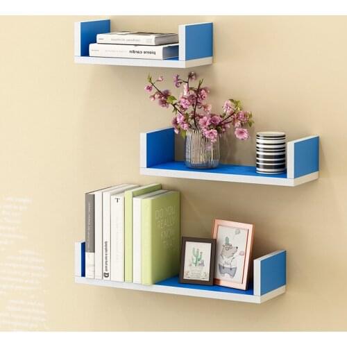 3Pcs/Set Decorative Shelves Ornament book Wall Shelf Display Rack Fashion Collecting Holder Wall Hanging Home Decor mx9291641