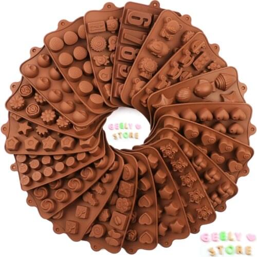 Cake Mold Silicone Chocolate Mold Love Animal Baking Mold DIY Jelly fondant candy mold 3D mold Non-stick Silicone Kitchenware