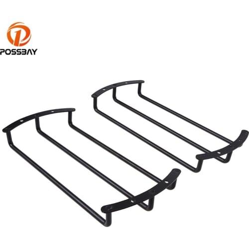 POSSBAY 3 Horizontal Matte Black Subwoofer Speaker Grille Loudspeaker Trim Grille Cover Car Woofer Coversv Waffle Mesh Grills