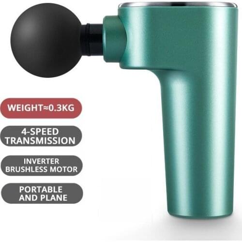 Mini Muscle Massage Gun Lose Weight High Speed Vibration Massager After Fitness Decompose Lactic Acid Relief Pain Relax Body