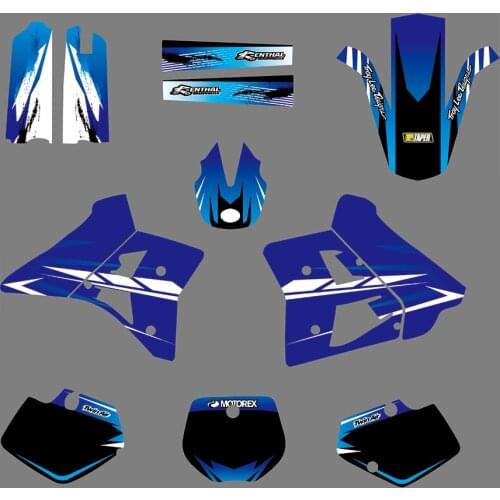 Decal for Yamaha YZ250 YZ 250 1991 1992 Team Background Graphic Motorcycle Sticker Kit