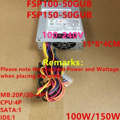 New PSU For FSP FLEX Small 1U 100W/150W Power Supply FSP100-50GUB FSP150-50GUB