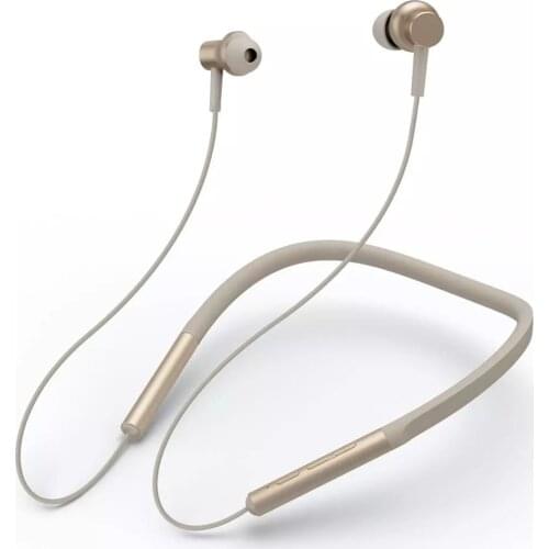 Original Xiaomi Mi Bluetooth 4.1 Collar Earphone Sport Wireless Neckband Headset with Mic Play Dual Dynamic Earbuds Microphone