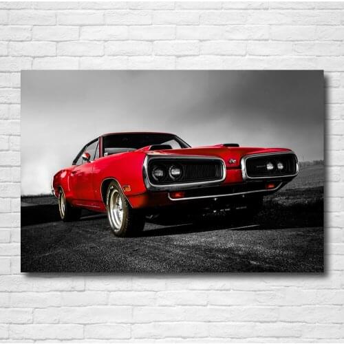 Dodges 440 Classic Car Wallpaper Sportscar Posters and Prints Canvas Wall Art Painting for Home Decor