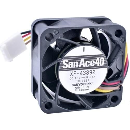 COOLING REVOLUTION XF-43892 40mm fan 4cm 4020 40x40x20mm 12V 0.14A Double ball bearing 4-wire 4pin PWM cooling fan