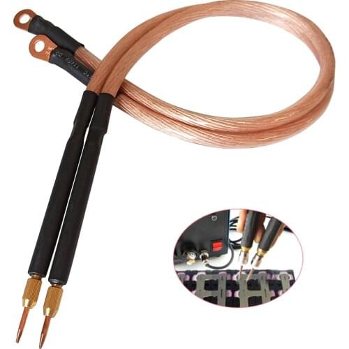 1 Pair Handheld Spot Welding Pen DIY Spot Welder Machine Accessories For 18650 Battery Pack Weld New Separate Welding Pen Handle