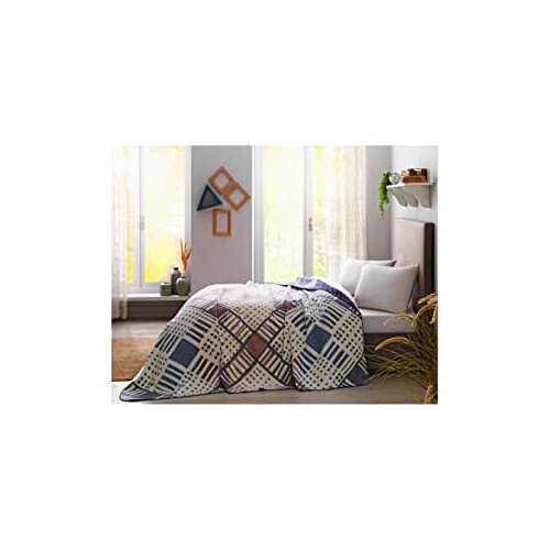 Tac Cotton Blanket Sildney Blue Double 200x220 cm