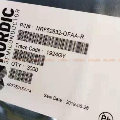 10PCS/LOT NRF52832-QFAA NRF52832-QFAA-R N52832 QFN-48 lillard loja só vende 100% produtos originais