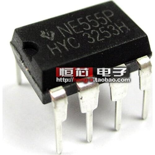 100PCS NE555 NE555P NE555N 555 Timers DIP-8